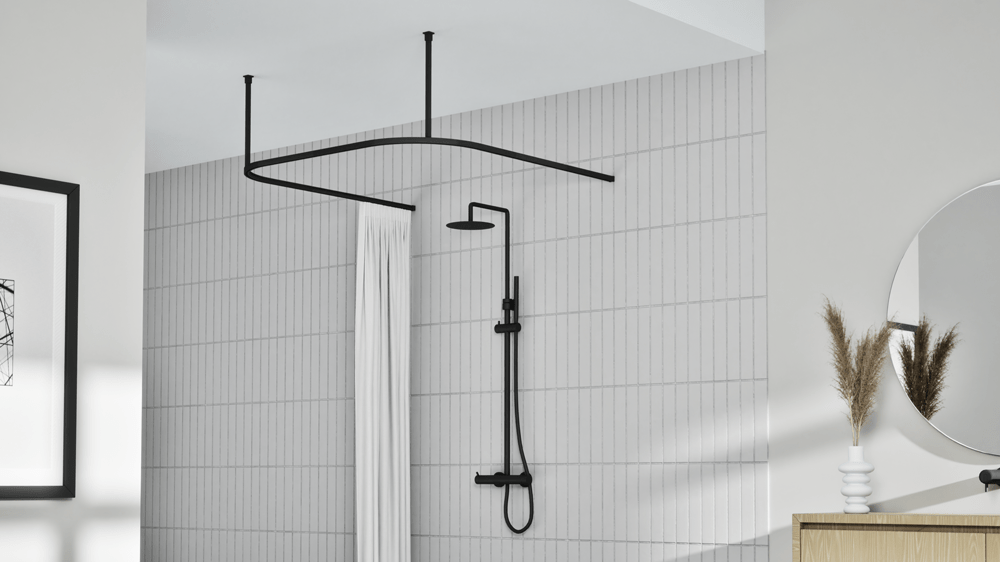 Interstil Cubus 1 U-Form Duschvorhangstange Artikelbild