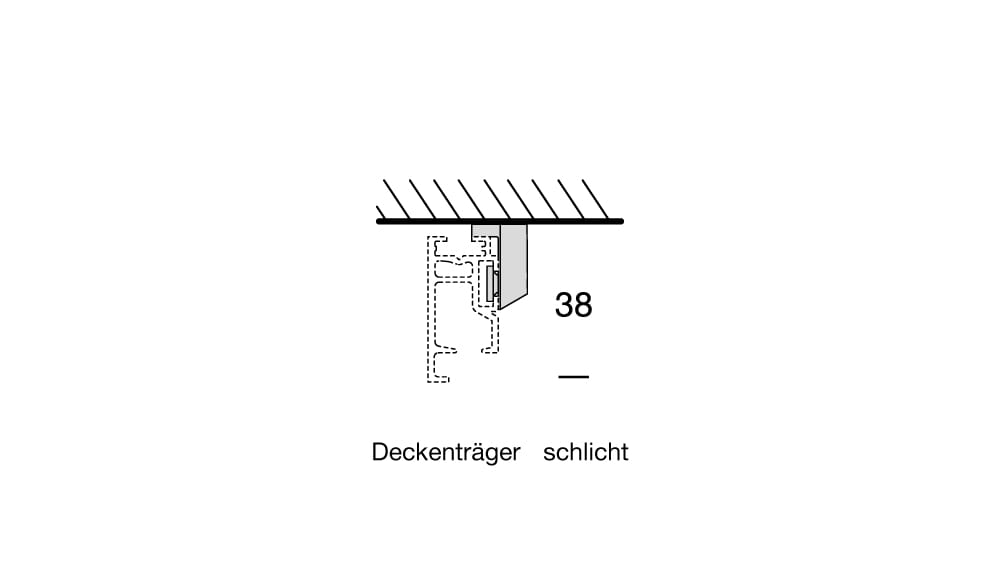 Interstil Sphäre W (1-läufig) mit passenden Trägern und Gleitern Artikelbild